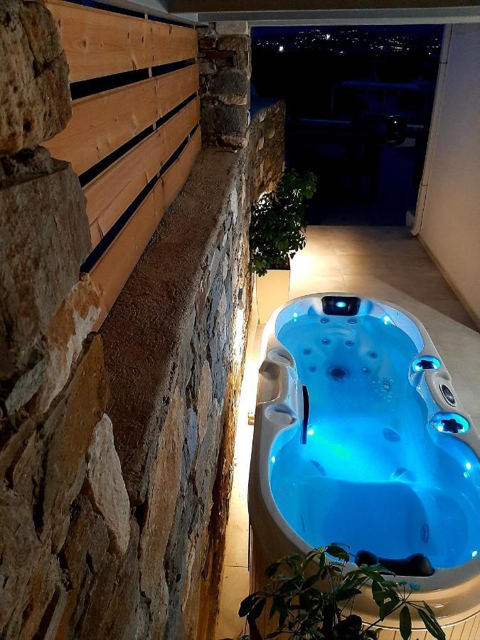 Blue View Villa Apartment #3 With Jacuzzi Parászporosz Kültér fotó